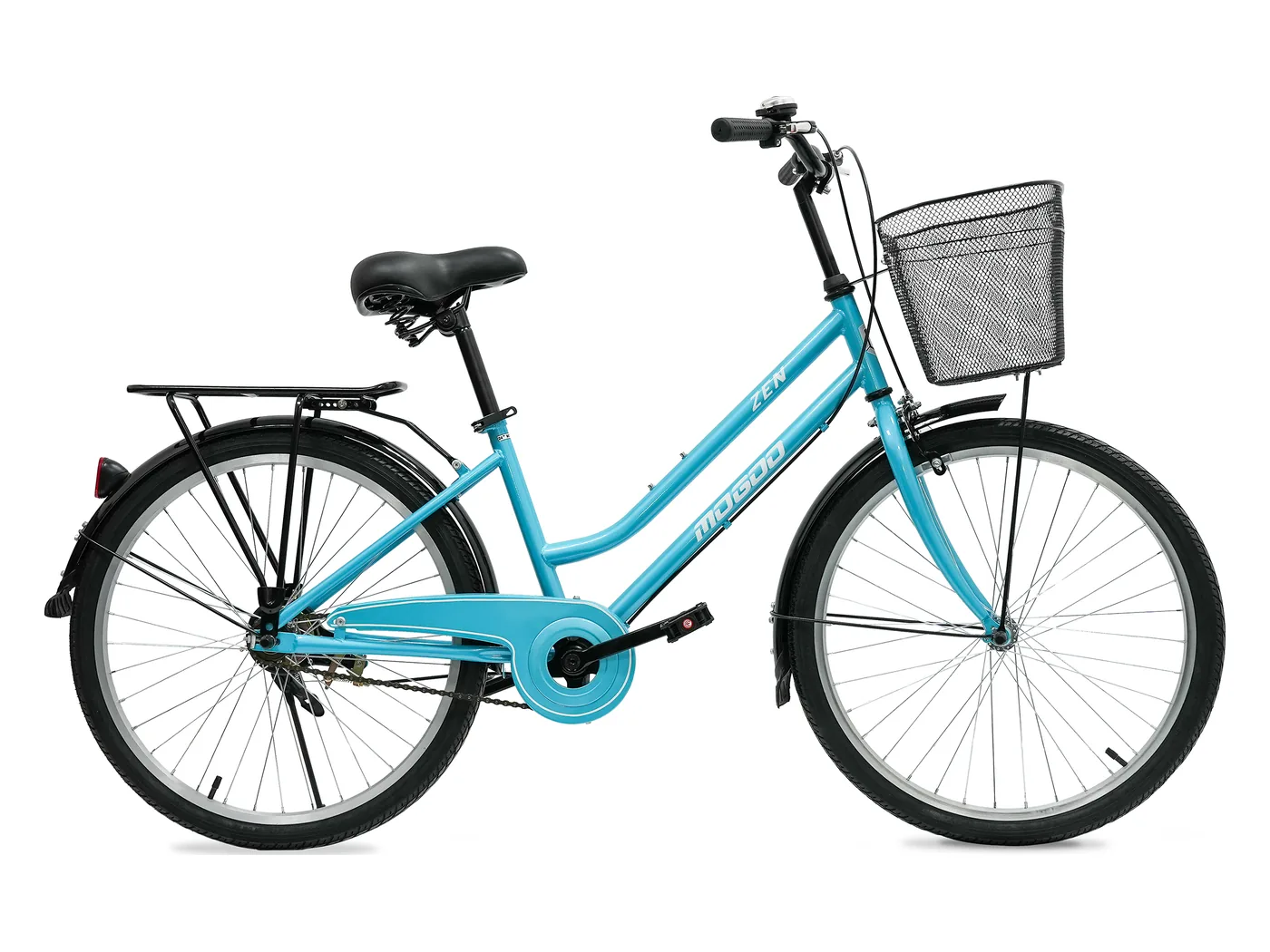 Mogoo Zen light blue city bike